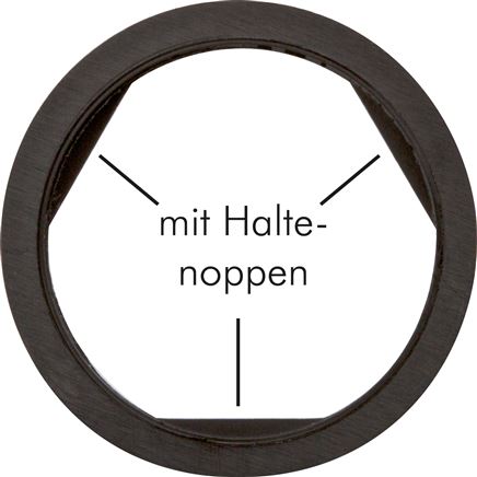 Unverlierbarer Dichtring für Gewinde M 5