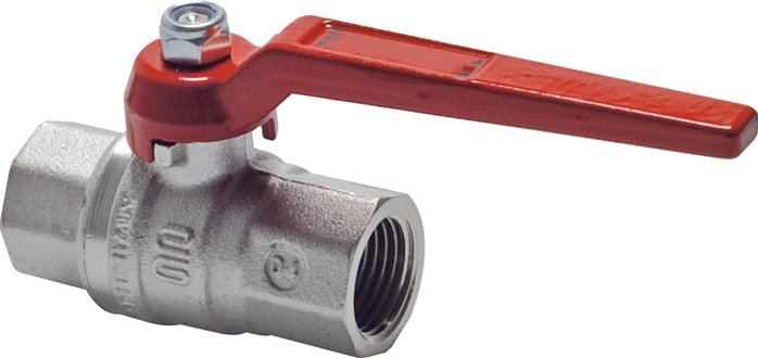 Messing-Kugelhahn, Rp 3/8", -0,9 bis 80 bar, silikonfrei gefertigt