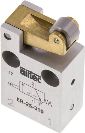 3/2-Wege (NC) Endschalter mit Rolle, M 5