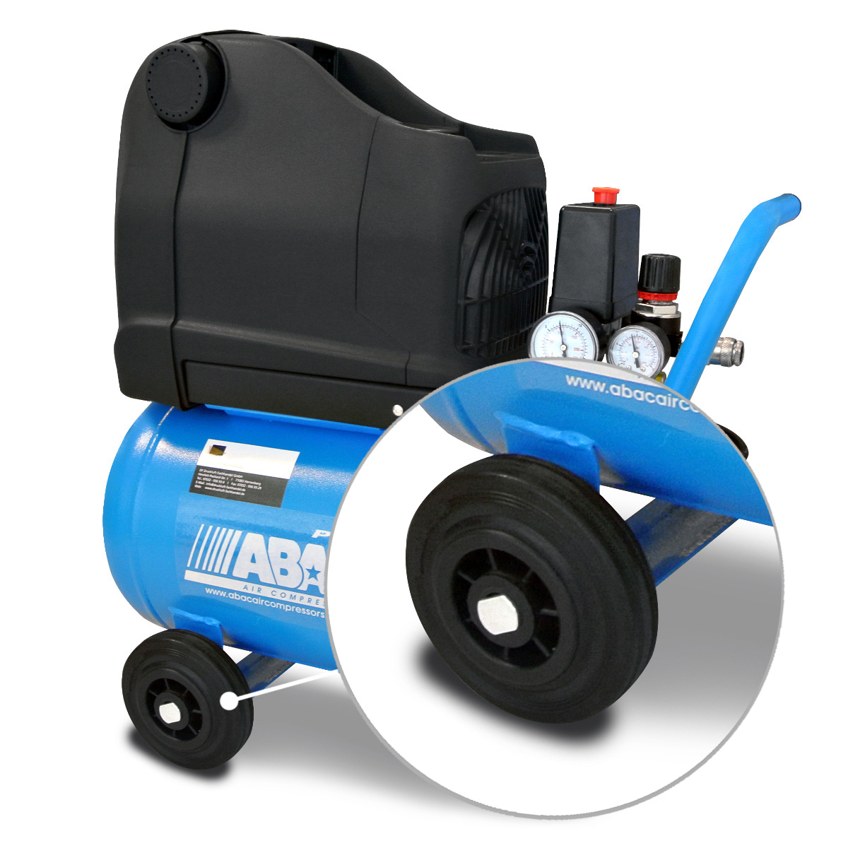 ABAC Kompressor POLE POSITION OSS20P – Der ölfreie Einsteiger!