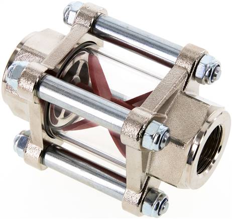 Flügelrad-Durchflussanzeige G 3/4", 1,6 - 17 l/min