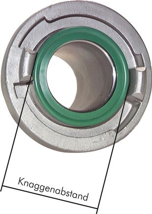 Storz-Kupplung 110-A, DN100-PN16 (DIN/EN), 1.4581 / 1.4571