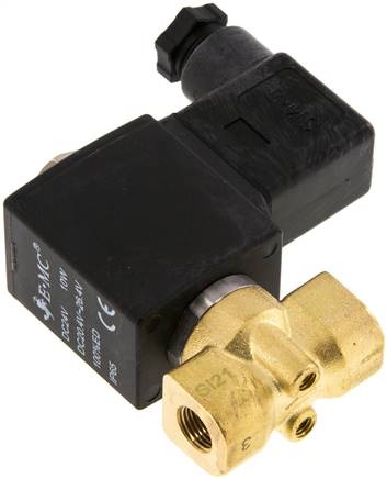 2/2-Wege Messing-Magnetventil G 1/8" 24 V AC Eco (NC)