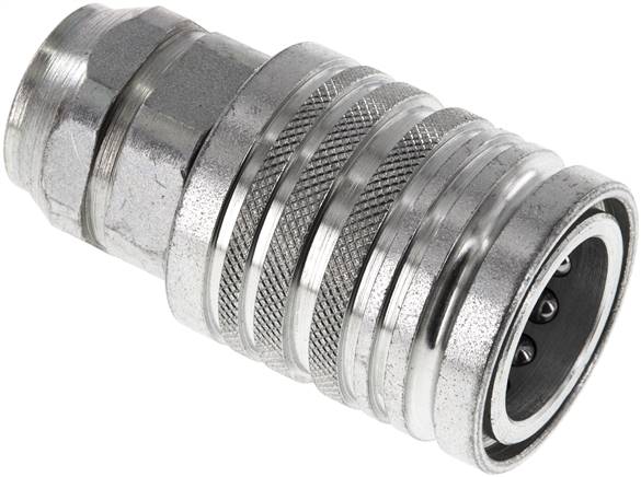 Steckkupplung ISO7241-1A, Muffe Baugr.3, G 3/8"(IG)