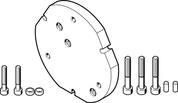 FESTO DHAA-G-H2-25-B13-63 (2367926) Adapterbausatz