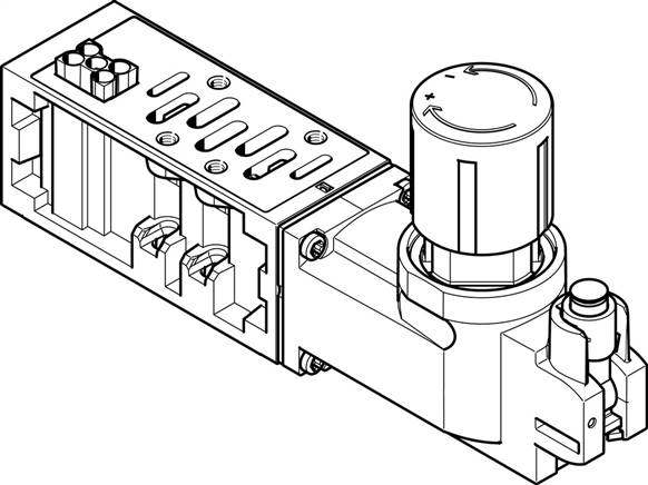 FESTO VABF-S2-2-R1C2-C-6 (555771) Reglerplatte
