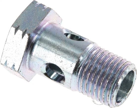 Hohlschraube 1-fach, G 1/4", Stahl verzinkt