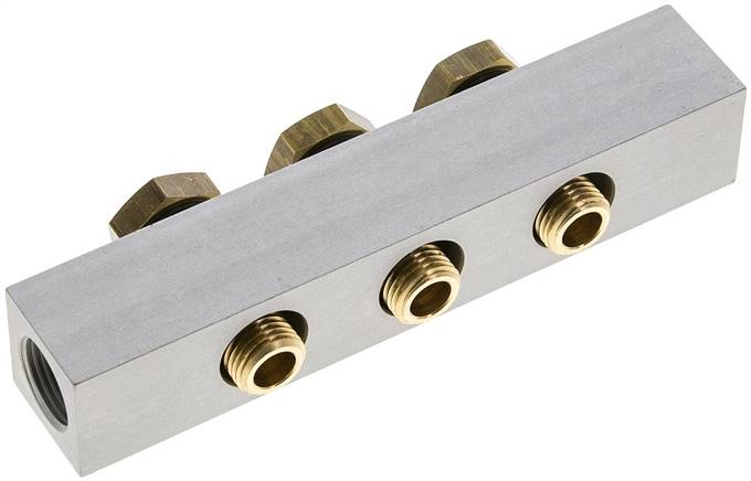 P-Leiste inkl. Hohlschrauben und Dichtungen für Ventilbaureihe M07 / P07 R 141/3