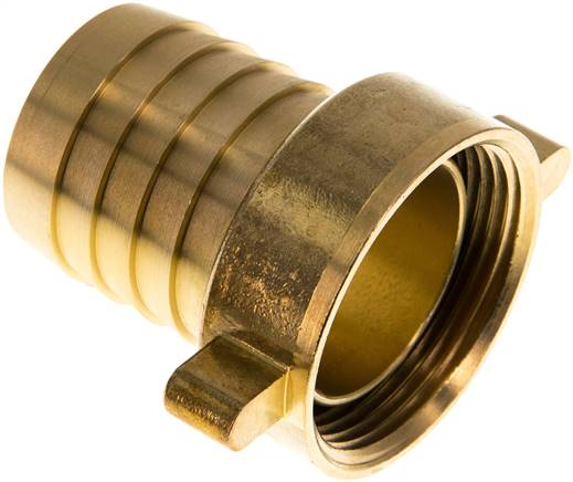 2/3-Schlauchtülle, mit Mutter G 1-1/2"-38 (1-1/2")mm, gerade