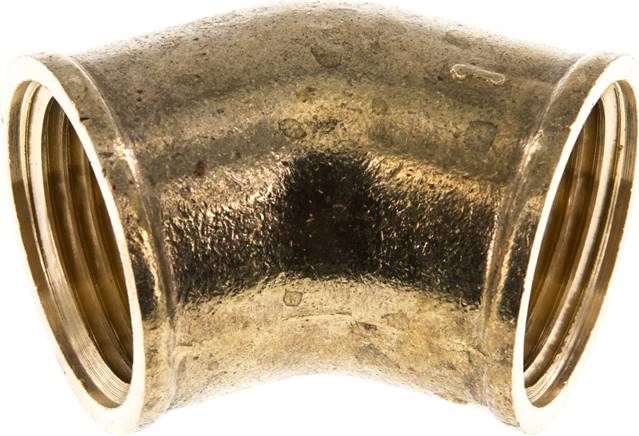 45°-Winkel G 1" (IG), Messing