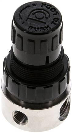 Druckregler, 1.4436/POM, G 1/4", 0,1 - 1,5bar (nicht rücksteuerbar)