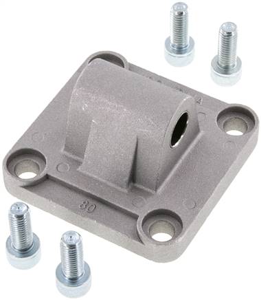 ISO 15552-Laschenschwenkbefestigung 80 mm, Aluminium