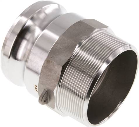 Kamlock-Stecker (F) R 3"(AG), Edelstahl (1.4408)