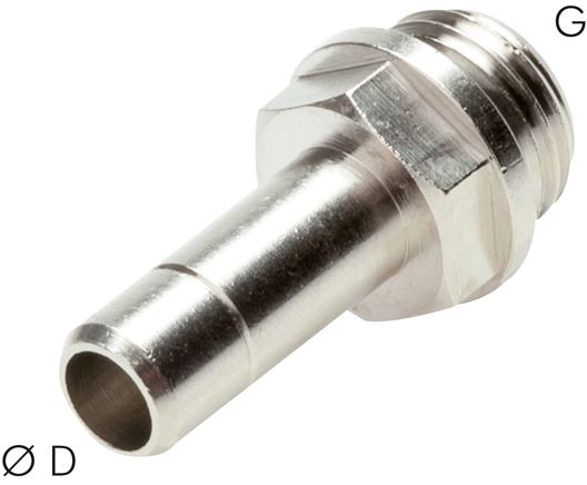 Einschraubtülle G 1/4"-4mm Stecknippel, IQS-MSV (Standard)