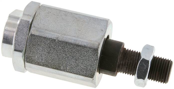 Flexokupplung M 16 x 1,5, Stahl verzinkt