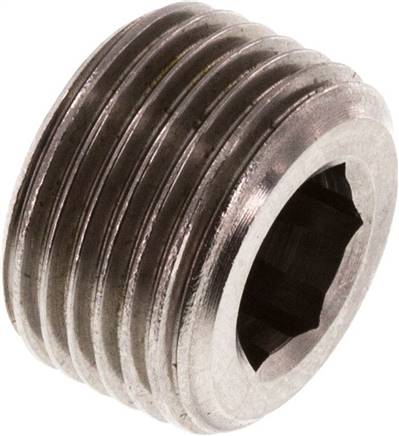 Verschlussstopfen Innenskt. G 3/8", 1.4571