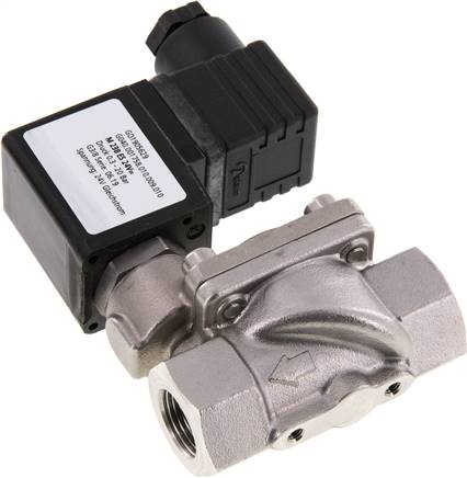 2/2-Wege ES-Magnetventil G 3/8", 0,3 - 20 bar, stromlos geöffnet (NO) 24V=