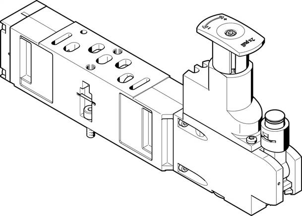 FESTO VABF-S3-1-R1C2-C-6 (543525) Reglerplatte