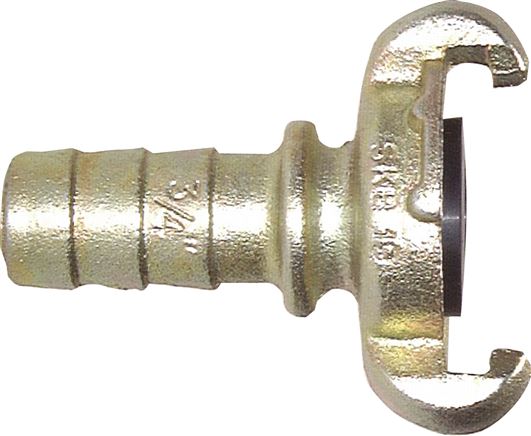 Kompressorkupplung 25 (1") mm Schlauch m. Sicherungsbund