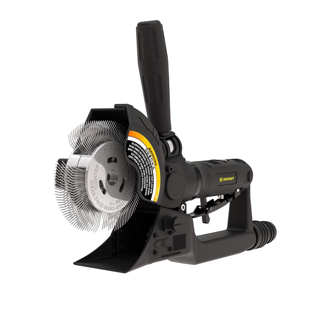 Rodcraft RC7095 Druckluft MBX Multi-Schleifer, stufenlose Geschwindigkeitsregulierung, verstellbarer Handgriff, optimal für Werkstätten!