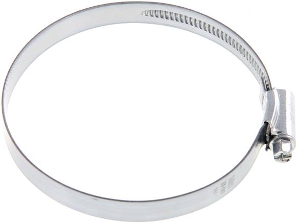 12mm Schlauchschelle 80 - 100mm, Stahl verzinkt (W1) (IDEAL)