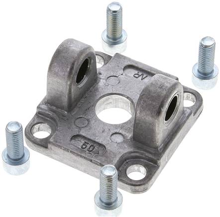 Gabelschwenkbefestigung für Kompaktzylinder 50 mm