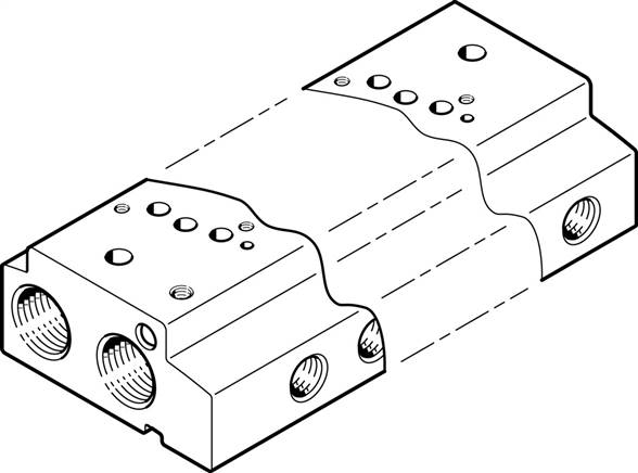 FESTO VABM-C7-12W-G18-10 (549656) Anschlussleiste