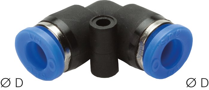 Winkel-Steckanschluss 1/4" (6,35 mm), IQS-Inch