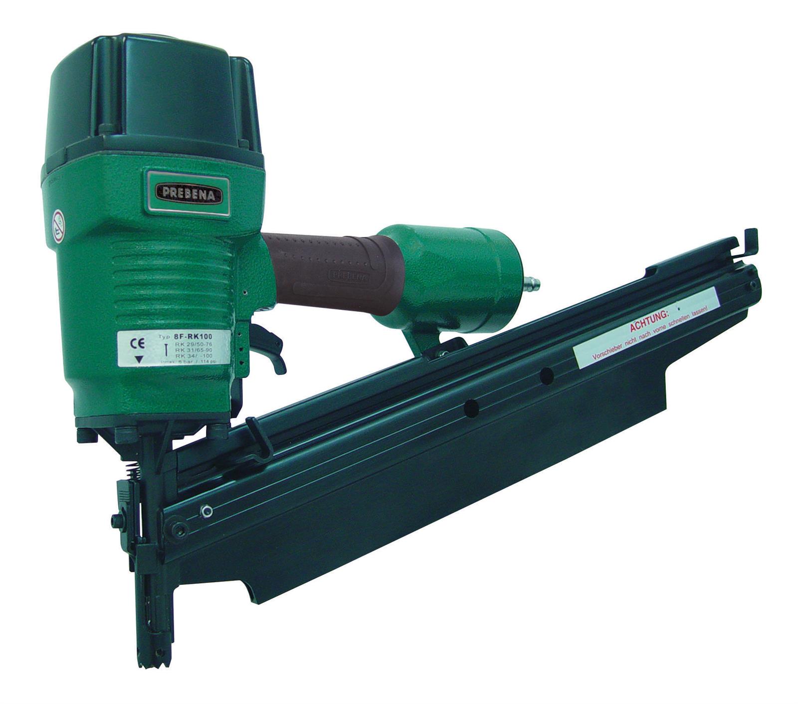 B-WARE Prebena Profi-Druckluftnagler 8F-RK100 Streifennagler