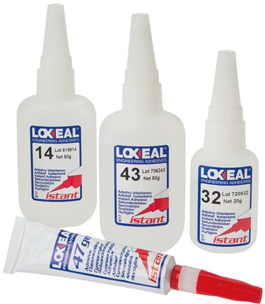 LOXEAL Sekundenkleber, 500 g, Elastische Verklebung - schwarz