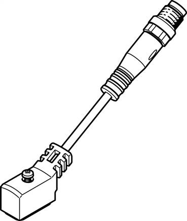 FESTO NEBV-Z4WA2L-P-E-2.5-N-M8G3-S1 (8047674) Verbindungsleitung