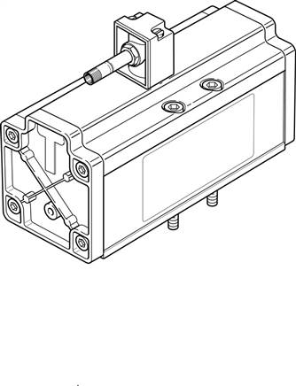 FESTO MDH-5/2-3/4-D-4-24DC (12457) Magnetventil