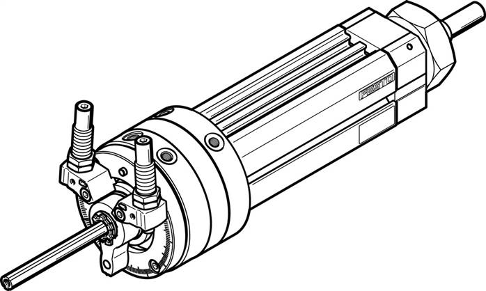 FESTO DSL-20-40-270-CC-A-S2-KF-B (556625) Schwenk-Lineareinheit