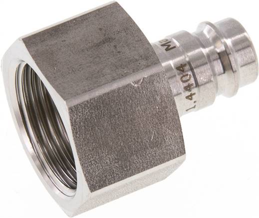 Kupplungsstecker (NW10) G 3/4"(IG), 1.4404