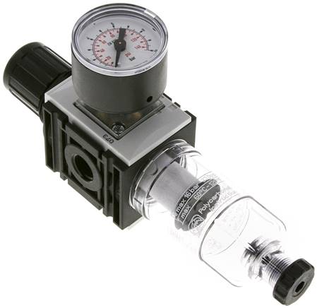 FUTURA Filterregler, G 1/4", 0,5 - 8 bar, Baureihe 0