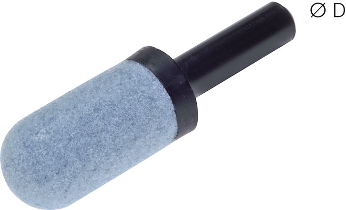 Steck-Schalldämpfer aus gesintertem Kunststoff, 6mm