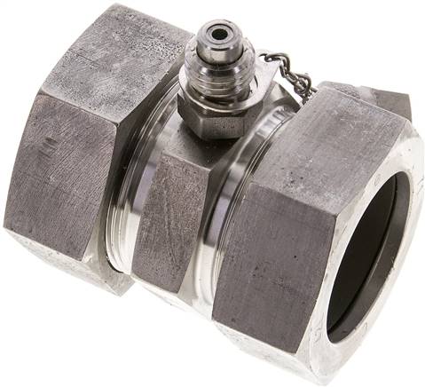 Messanschluss M16x2, 42 L (M52x2)-HD-Verschraubung, 1.4571