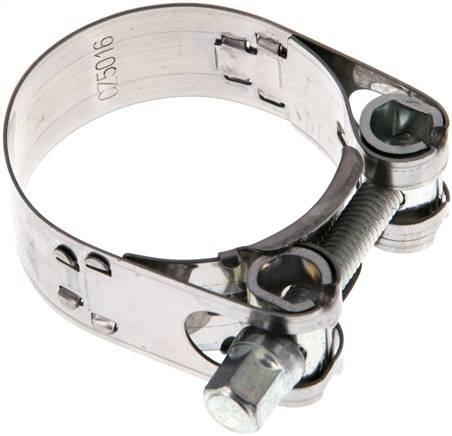 18mm Gelenkbolzenschelle, 40 - 43mm, 1.4016 (W2)