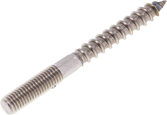 Stockschraube M 10x100, Edelstahl A2