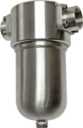 Filter, G 1", Edelstahl 1.4404, Kondensatablass automatisch