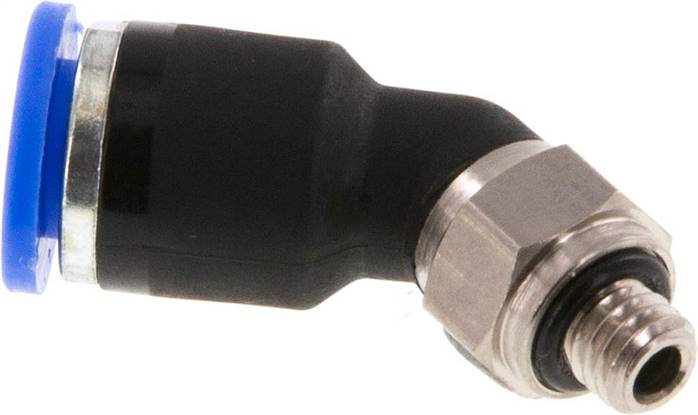 45°-Steckanschluss M 5-6mm, IQS-Standard