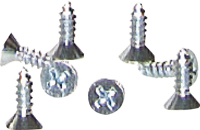 Kreuzschlitz-Schraube 4,8 x 13 mm zur Schlauchbefestigung