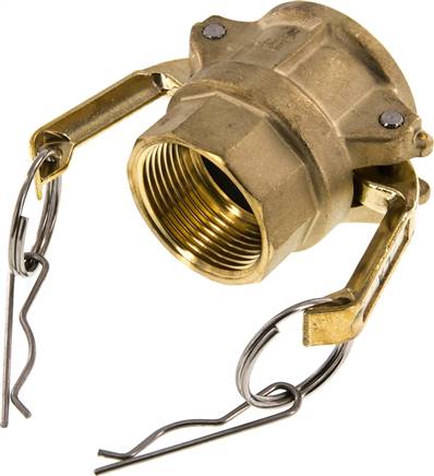 Kamlock-Kupplung (D) Rp 1-1/4"(IG), Messing