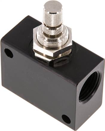 Block-Drosselrückschlagventil, G 1/2"