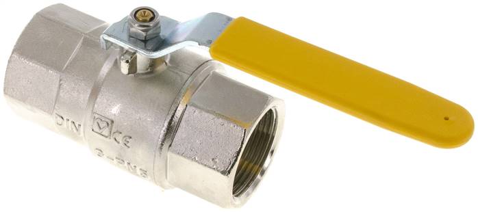 Messing-Kugelhahn, Rp 1-1/4", 0 bis 10bar, für Sauerstoff (Industrie)