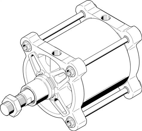 FESTO DSBG-200-200-P-N3 (2537456) Normzylinder