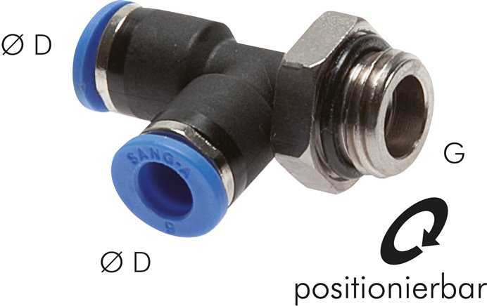 LE-Steckanschluss G 1/8"-6mm, IQS-Standard
