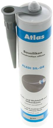 Bausilikon grau, 310 ml Standardkartusche
