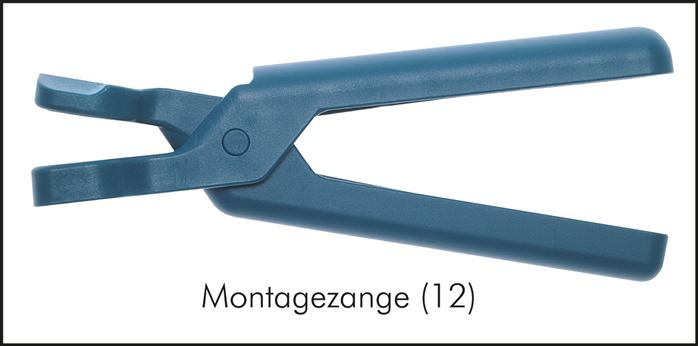Gelenkschlauch, 1/2", Montagezange für Gelenkschlauch 1/2"