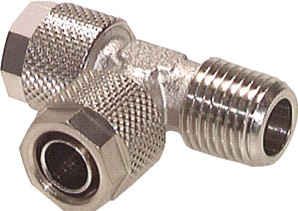 LE-Verschraubung R 3/8"-12x10mm, Messing vernickelt
